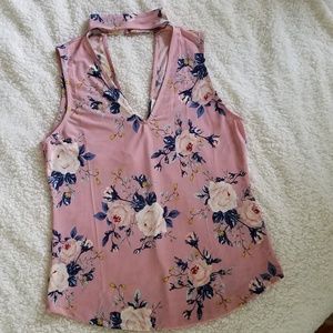 Floral tank top